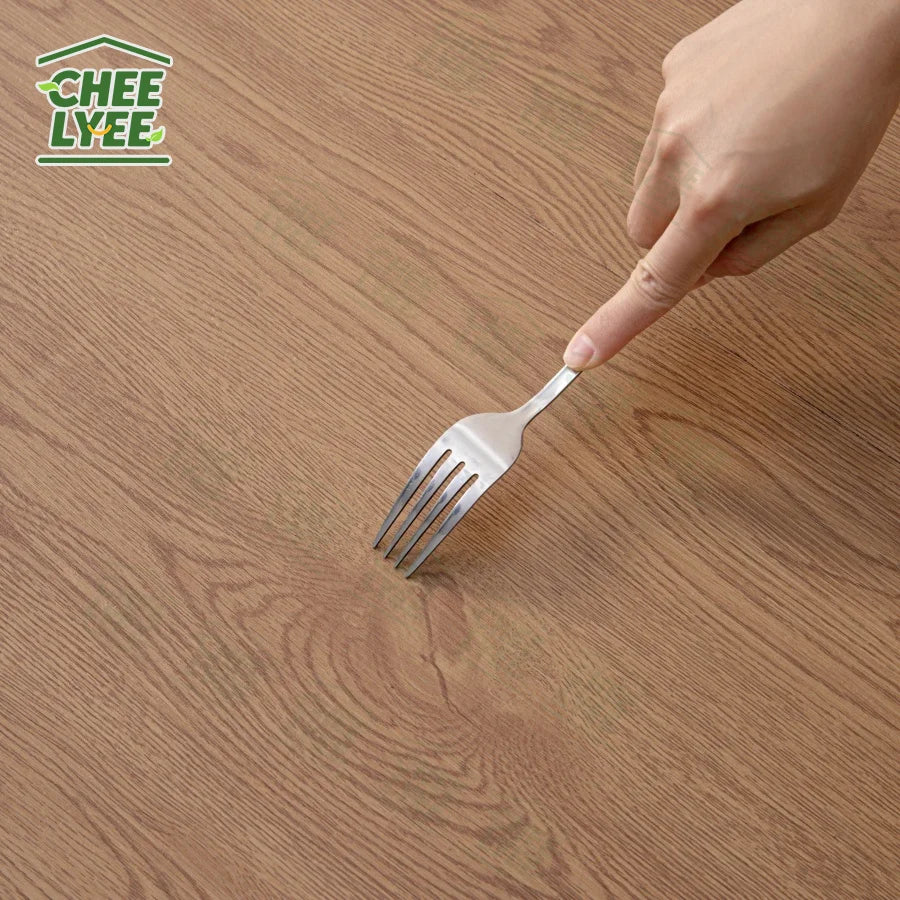 Two Rolls Self-Adhesive Wall And Floor Sticker Wood Grain Marble Design