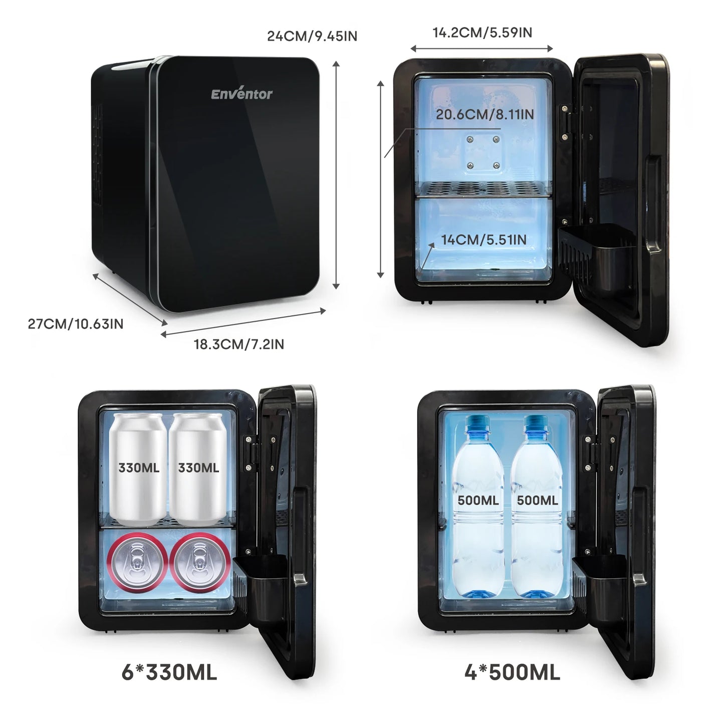 Mini Car Skincare Fridge Portable Thermoelectric Cooler Warmer