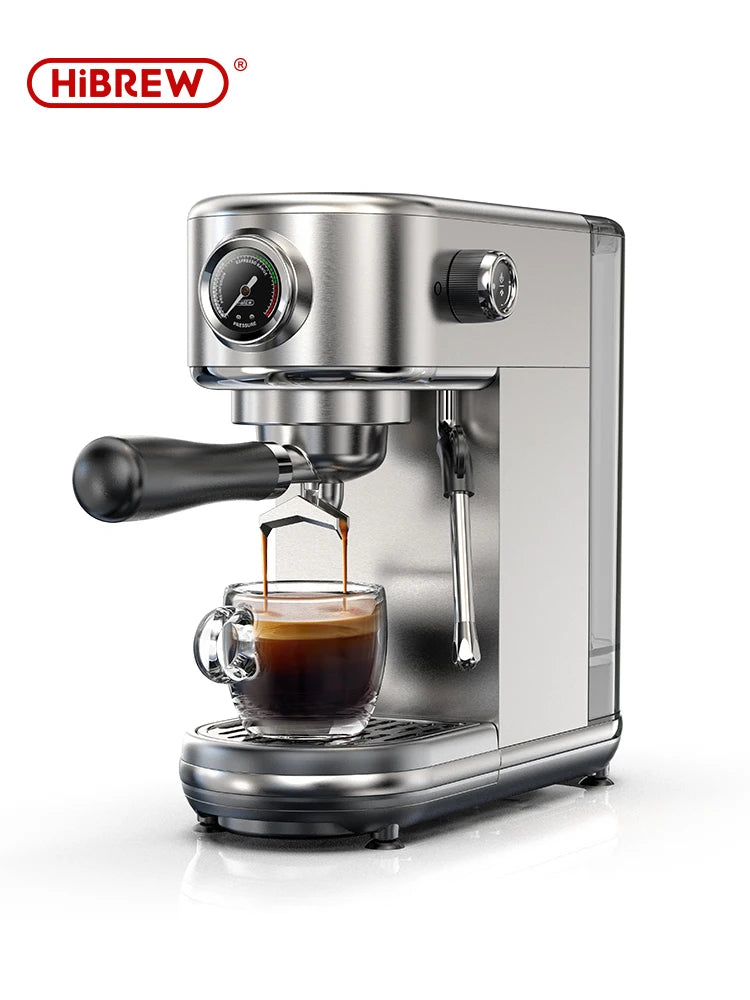 HiBREW 20Bar Semi Automatic Espresso Machine H10B With Temperature Control