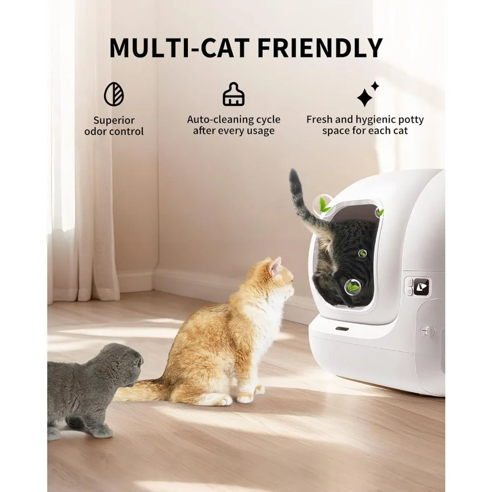 PuraMax 2 Automatic Self Cleaning Cat Litter Box With App