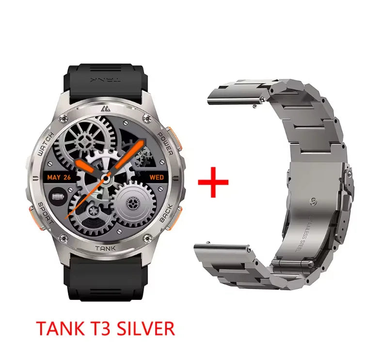 KOSPET Tank T3 Smartwatch Call And Text AMOLED AI Voice