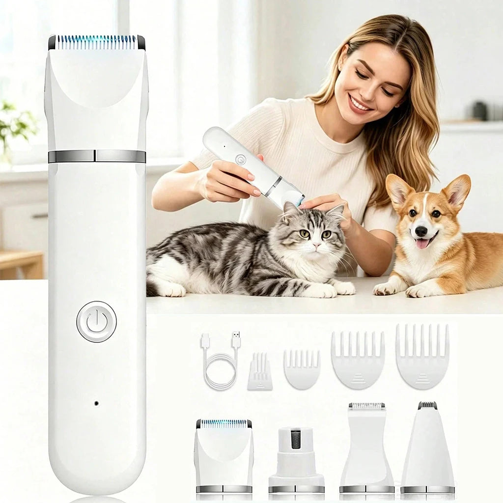 Shuyu Rechargeable Pet Hair Clipper Cordless Dog Cat Trimmer