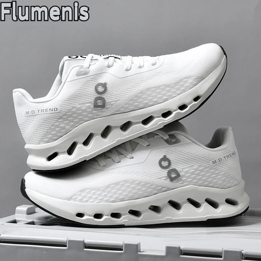 Shock Absorbing Leather Off Road Running Shoes For Adults