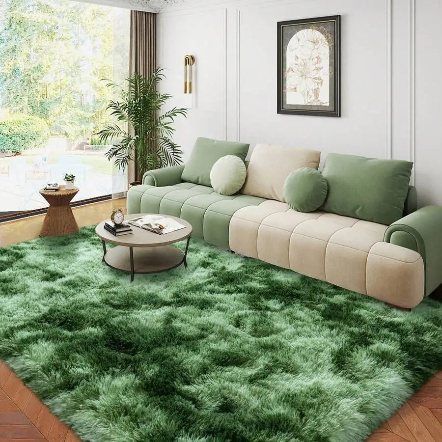 Soft Shag Rugs For Bedroom,  Living Room, Luxury Modern Plush Carpet Girls Boys Room Dorm Indoor Home Decor