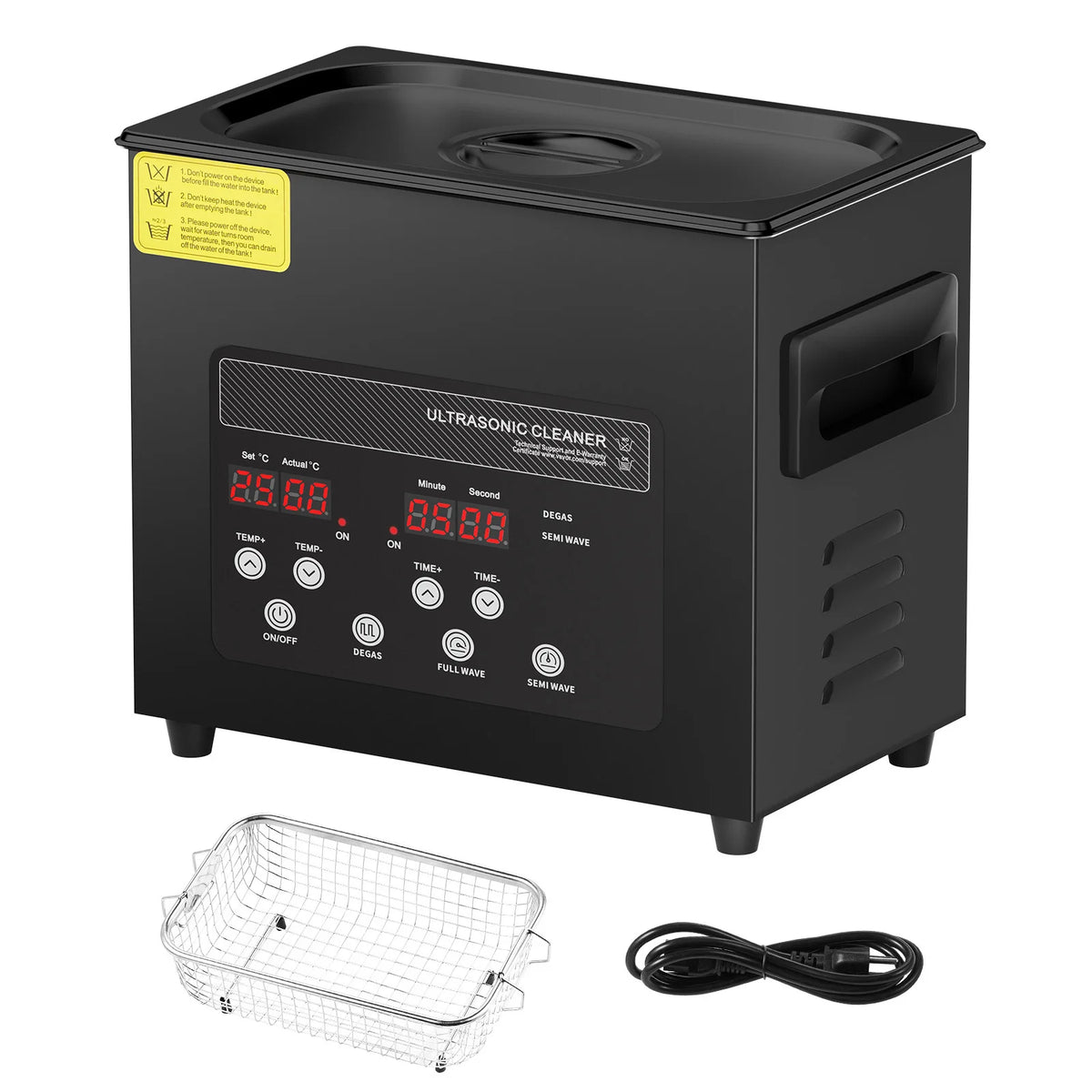 SucceBuy Portable Ultrasonic Cleaner With Timer For Home