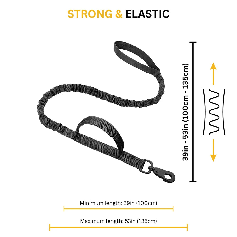 Tactical Dog Harness Leash Set With Handle No Pull Malinois