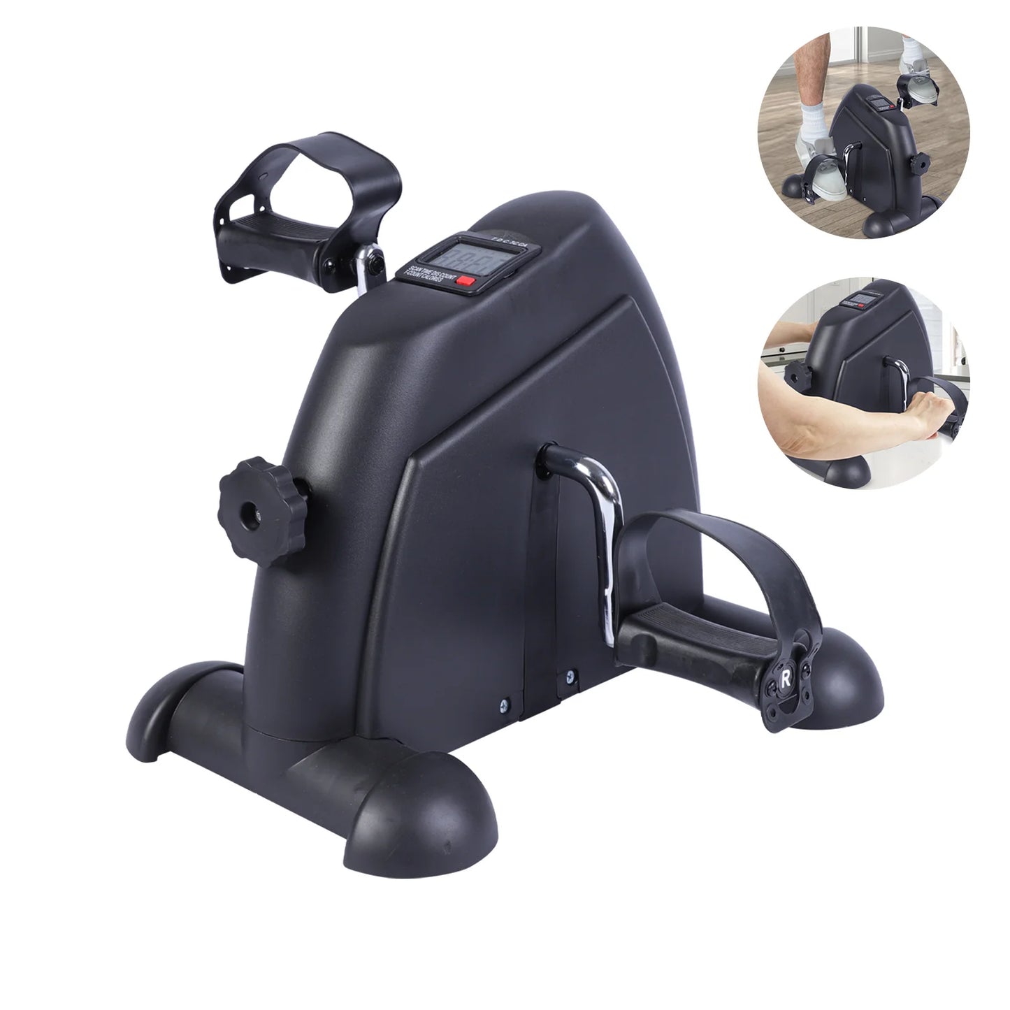 Mini Motorized Under Desk Pedal Exerciser Bike With LCD Screen
