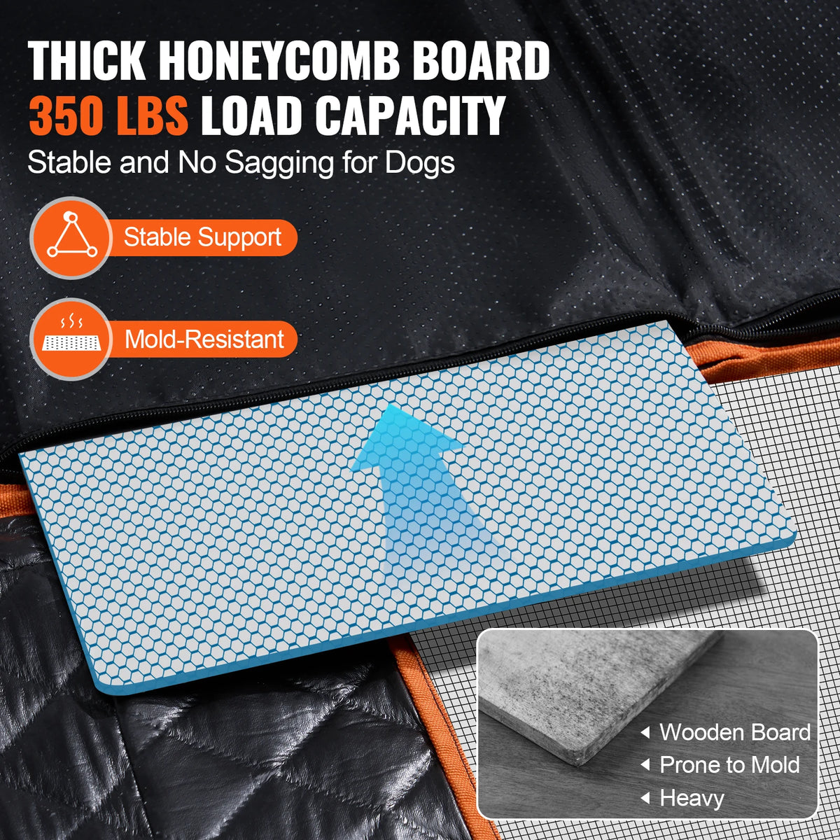 SucceBuy Back Seat Extender Dog Car Seat Cover For Pets