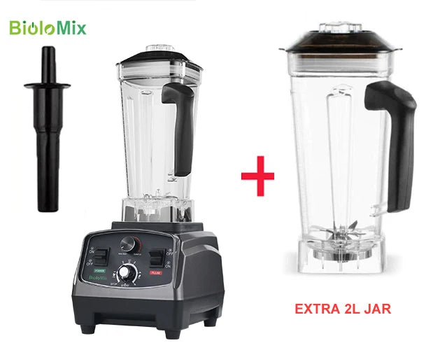 BioloMix Heavy Duty Timer Blender Juicer And Food Processor